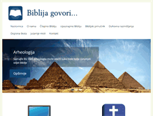 Tablet Screenshot of biblija-govori.hr